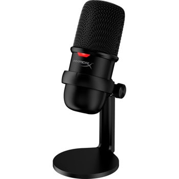 Микрофон HyperX SoloCast, USB, кардиоиден, 96kHz, черен | JAR Computers HyperX SoloCast 4P5P8AA