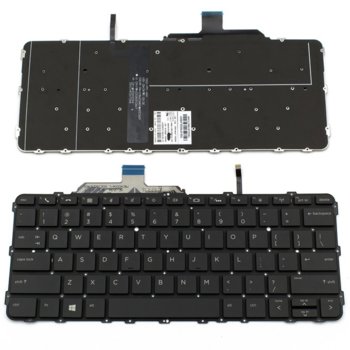 Клавиатура за HP EliteBook Folio G1, US, без рамка, с подсветка, черна | JAR Computers Клавиатура за HP EliteBook Folio G1
