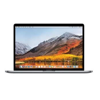 Лаптоп Apple MacBook Pro 15(MR972ZE/A)(сребрист), шестядрен Coffee Lake Intel Core i7-8850H 2.6/4.3GHz, 15.4" (39.11 cm) WQXGA Retina дисплей & Radeon Pro 560X 4GB(USB-C), 16GB, 512GB SSD, MacOS High Sierra, 1.83kg | JAR Computers Apple MacBook Pro 15 Silver MR972ZE/A