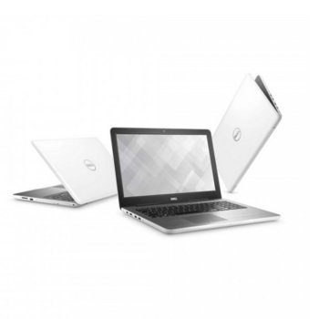 Лаптоп Dell Inspiron 5567 (5397063955749)(бял), двуядрен Kaby Lake Intel Core i7-7500U 2.70/3.50GHz, 15.6" (39.62 cm) HD Glare Display & Radeon R7 M445 2GB GDDR5, (HDMI), 8GB DDR4, 1TB HDD, 2x USB 3.0, 2.33KG | JAR Computers Dell Inspiron 5567 5397063955749