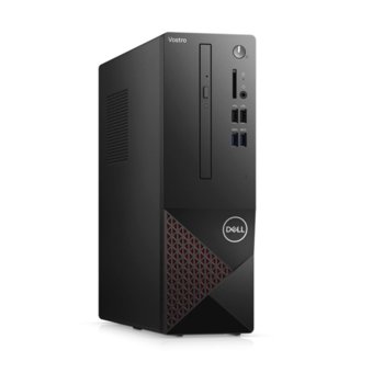 Настолен компютър Dell Vostro 3681 SFF (N207VD3681EMEA01_2101_1_H2_CAM), в комплект с Adesso CyberTrack H2, шестядрен Comet Lake Intel Core i5-10400 2.9/4.3 GHz, 8GB DDR4, 256GB SSD, 4x USB 3.2 Gen 1, клавиатура и мишка, Windows 10 Pro | JAR Computers Dell Vostro 3681 SFF and Webcam