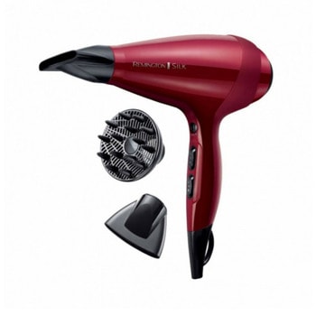 Сешоар Remington Silk AC9096, 2400 W, 2 степени на скоростта, 3 температурни настройки, йонизирана струя, турбо, червен | JAR Computers сешоар remington silk ac9096