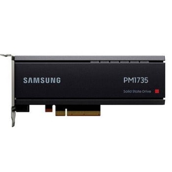 Памет SSD 3200GB Samsung Enterprise PM1735, PCIe 4.0 x8, HHHL, скорост на четене 8000 MB/s, скорост на запис 3800 MB/s | JAR Computers Samsung Enterprise SSD PM1735 12800GB MZPLJ3T2HBJR
