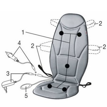 BEURER MG 155 Massage seat cover 64312_BEU