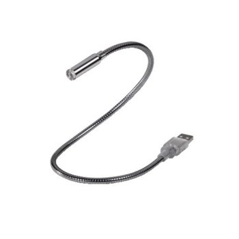 USB лампа HAMA 39713, Plug & Play, 0.2W, сива | JAR Computers USB лампа HAMA 39713 сива