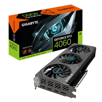 Видео карта Nvidia GF RTX 4060, 8GB, Gigabyte Eagle, OC, PCI-E 4.0, GDDR6, 128-bit, DisplayPort, HDMI | JAR Computers Видео карта Gigabyte GF RTX 4060 Eagle OC 8G
