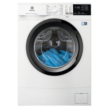 Перална машина Electrolux EW6SM427BE, клас B, 7 кг. капацитет, 1200 оборота в минута, свободностояща, 60cm ширина, SensiCare, SoftPlus, бяла | JAR Computers Electrolux EW6SM427BE