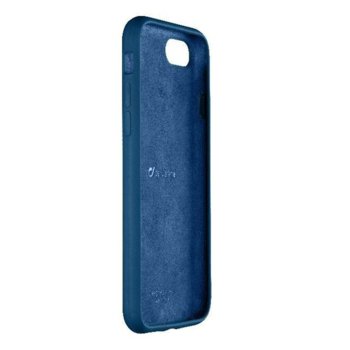 Калъф за Apple iPhone 7/8, силикон и велур, Cellular Line Sensation, син | JAR Computers Луксозен калъф Sensation за iPhone 7/8 Blue