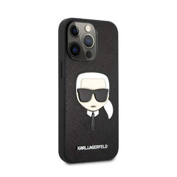 Saffiano Karl Head Leather за iPhone 13 Pro Max