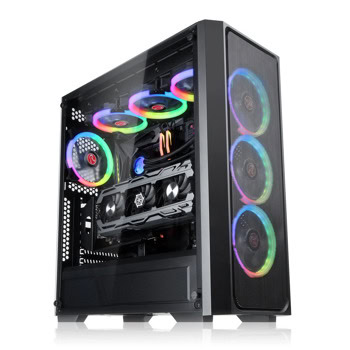 Кутия Raijintek PONOS MS4, SSI-CEB/ATX/mATX/Mini-ITX, 1x USB 3.0, 4x 120mm ARGB вентилатора, с прозорец, черна, без захранване | JAR Computers Кутия Raijintek PONOS MS4 черна