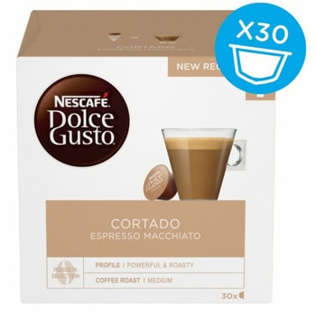 Кафе капсули NESCAFE Dolce Gusto Cortado Macchiato, 30 напитки | JAR Computers NESCAFE Dolce Gusto Cortado Magnum 30 напитки