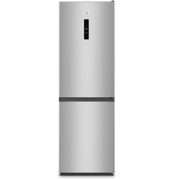 Хладилник с фризер Gorenje NRK6192AS4, клас E, 323 л. общ обем, свободностоящ, 225 kWh/годишно разход на енергия, NoFrost Plus, AdaptTech, MultiFlow охлаждане, инокс | JAR Computers Gorenje 20002939 NRK6192AS4