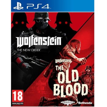 Игра за конзола Wolfenstein: The New Order + The Old Blood, за PS4 | JAR Computers Wolfenstein: The New Order + The Old Blood (PS4)