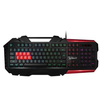 Клавиатура A4Tech Bloody Gaming B3590R, подсветка, водоустойчива, черна, USB image