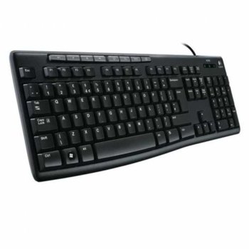 Logitech Media Keyboard K200 черна USB