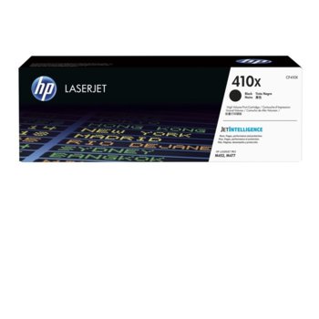 КАСЕТА ЗА HP Color LaserJet Pro M452 series/HP Color LaserJet MFP M477 series - /410X/ - Black - P№ CF410X - Заб.: 6500 брой копия | JAR Computers HP 410X - Black - P№ CF410X