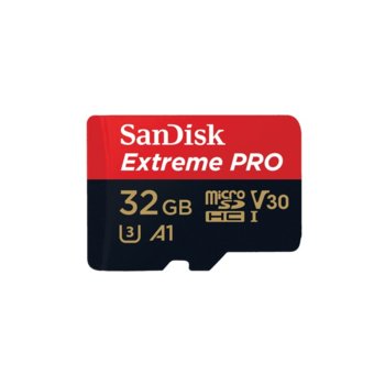 Sandisk 32GB microSDHC Extreme Pro + SD Adapter