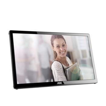 Монитор AOC E1759FWU, 17" (43.18 см) TN панел, HD+, 10 ms, 20 000 000:1, 220 cd/m2, USB | JAR Computers Монитор AOC E1759FWU