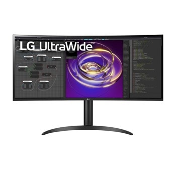 Монитор LG UltraWide QHD 34WP85C-B, 34" (86.4 cm), IPS панел, 60Hz, 21:9, 5ms GtG, 1000:1, 300 cd/m2, USB-C, DP, HDMI | JAR Computers Монитор LG UltraWide QHD 34WP85C-B