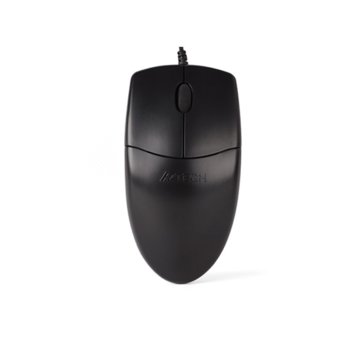 Мишка A4Tech OP-620, оптична (1000dpi), USB, черна, 1.5 м кабел | JAR Computers A4Tech OP-620