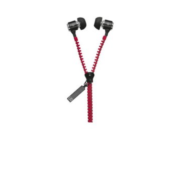 Слушалки TRUST Urban Revolt Zipper In-ear - червени | JAR Computers TRUST Urban Revolt Zipper In-ear Headset - red