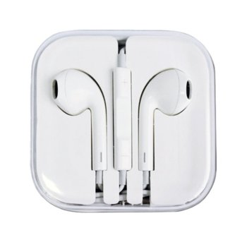 Earpods with remote and mic white