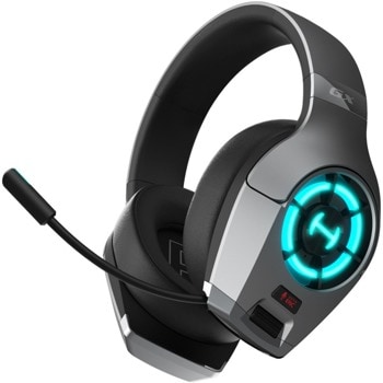 Слушалки Edifier Gx, микрофон, гейминг, RGB подсветка, AUX, USB-C, 50mm говорители, сиви | JAR Computers Gx gray