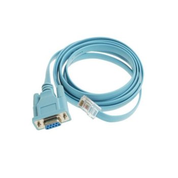 Кабел Cisco Console Cable, от RJ45 към DB9F, 1.8 м., син image