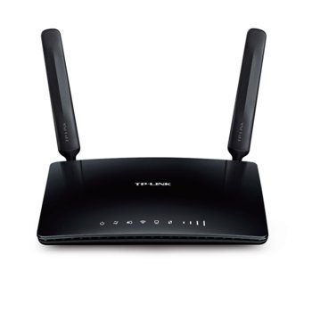 Рутер TP-Link TL-MR6400, 4G, 300Mbps, 2.4GHz(300 Mbps), Wireless N, 3x LAN 100, 1x LAN/WAN 100, 1x SIM card, 2x външни антени, 2x вътрешни антени | JAR Computers TP-Link TL-MR6400 Wireless N 300Mbps 4G LTE Router