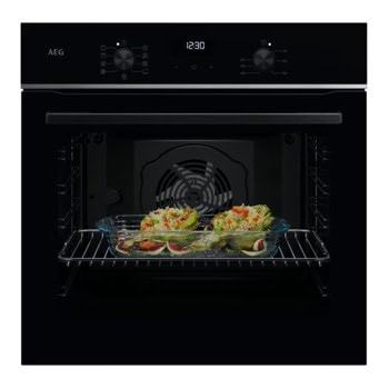 Фурна за вграждане AEG TU5AB21FSB, клас A+, 72л. обем, таймер, Aqua Cleaning, черна | JAR Computers AEG TU5AB21FSB