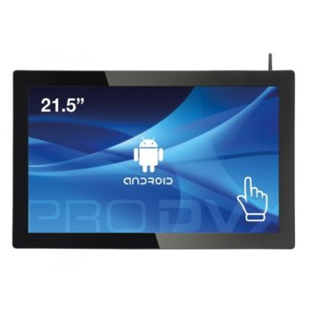 All in One компютър ProDVX APPC-22DSK, четириядрен Cortex A17 1.6 GHz, 21.5" (54.61 cm) Full HD LED Capacitive Multi Touch Display & MALI T764, 2GB DDR3, 8GB Flash ROM, USB 2.0, Android 6.0 | JAR Computers ProDVX APPC-22DSK