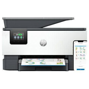 Мултифункционално мастиленоструйно устройство HP OfficeJet Pro 9120b, цветен, принтер/копир/скенер/факс, 1200 х 1200 dpi, 20 стр/мин, Wi-Fi, LAN, RJ11, USB, A4 | JAR Computers HP OfficeJet Pro 9120b 4V2N0B