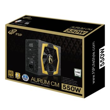 Fortron Aurum CM 550W + T-shirt FSP AU-550M