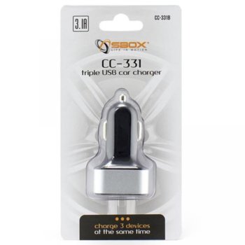 SBOX CC-331B USB 12-24V към 5V / 3.1A