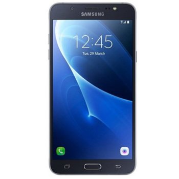 Samsung Galaxy J5 (2016) (черен), поддържа 2 sim карти, 5.2" (13.21 cm)HD Super AMOLED екран, четири-ядрен Qualcomm MSM8916 Snapdragon 410 1.2GHz, 2GB RAM, 16GB Flash памет (+microSD лот), 13.0 & 5.0 Mpix camera, Android, 158g | JAR Computers Samsung Galaxy J5 (2016) (SM-J510FZKUROM)