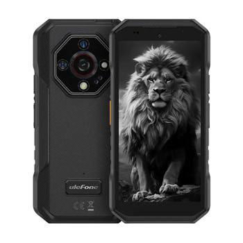 Смартфон Ulefone Armor X32 (черен), поддържа 2 SIM карти, 5.65" (14.35 cm) HD+ 90Hz дисплей, осемядрен MediaTek Helio G91 2 GHz, 6GB RAM, 128GB Flash памет (+microSD слот), 48 + 20 + 2 & 16 Mpix камери, Android | JAR Computers Ulefone Armor X32 Future Black