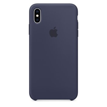 Калъф за Apple iPhone XS Max, Apple Silicone Case, силиконов, син (Midnight Blue) image