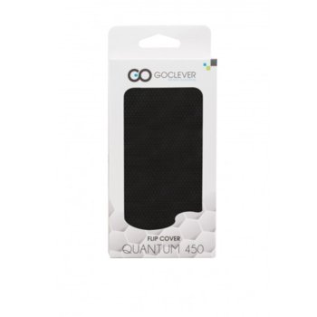 GoClever Flip cover for QUANTUM 450, black