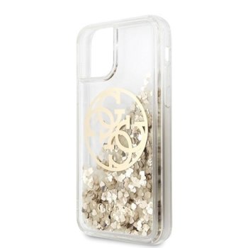 Guess Circle Liquid Glitter Hard GUHCN58LGGITDGO