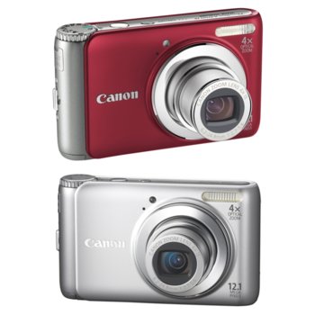 Canon PowerShot A3100 сребрист/червен…