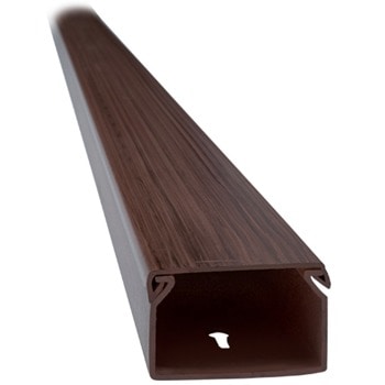 Кабелен канал Elmark EM5621212DW, широчина 12 mm, височина 12 mm, дължина 2000 mm, пластмасов, кафяв | JAR Computers Elmark EM5621212DW