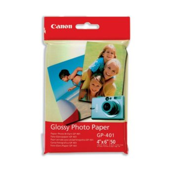 ХАРТИЯ CANON GP-401 A6 - GLOSSY PHOTO PAPER