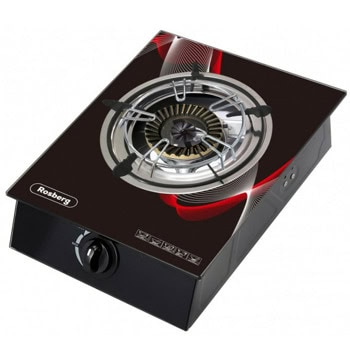 Газов котлон Oliver Voltz OV51454G, 1 нагревателна зона, механично управление, черен | JAR Computers Oliver Voltz OV51454G