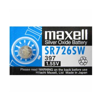 Батерия сребърна Maxell SR, 1.55V, 1 бр. SR726SW