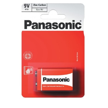 Батерия цинкова Panasonic 6F22RZ/1BP