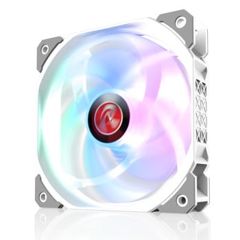 Вентилатори 120mm, Raijintek AGERAS 12 WHITE ARGB-2, 4-pin, 2200rpm, ARGB подсветка, 2 бр. | JAR Computers Raijintek AGERAS 12 WHITE ARGB-2 0R40B00260