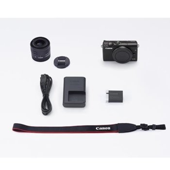 Canon EOS M100 Black+ EF-M 15-45mm f/3.5-6.3 + кал
