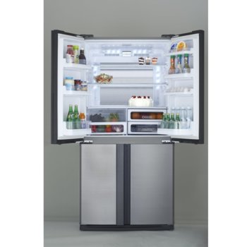 Хладилник с фризер Sharp SJEX820FSL