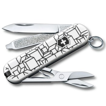 Джобен нож Victorinox Classic LE 2021 Cubic Illusion, бял | JAR Computers Victorinox Classic LE 2021 Cubic Illusion 0.6223.L