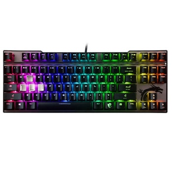 Клавиатура MSI VIGOR GK70, гейминг, LED подсветка, черна, USB | JAR Computers MSI VIGOR GK70 US GAMING RGB